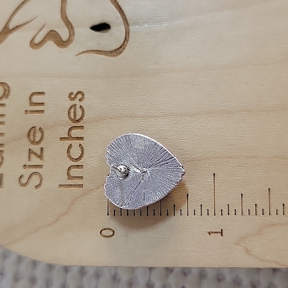 WESTERN HOWLITE HEART EARRINGS, CHOICE OF COLOR - Picture 7 of 8